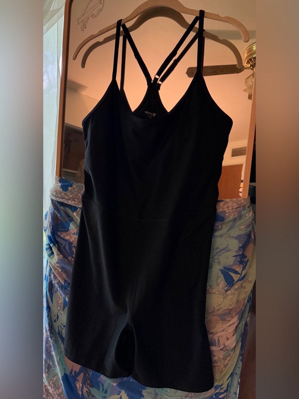 Old Navy Black Strappy Romper